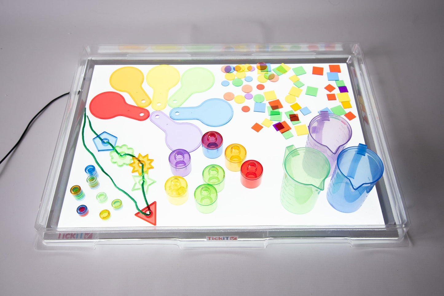 Tickit - A2 Speelbak Transparent - Cover voor Lichtpaneel - 49 x 67cm - Playlaan