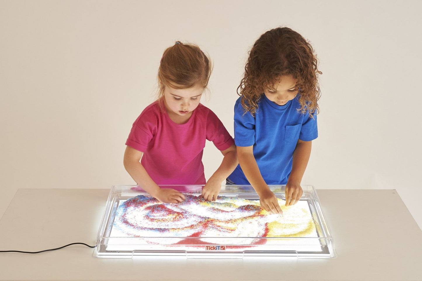 Tickit - A2 Speelbak Transparent - Cover voor Lichtpaneel - 49 x 67cm - Playlaan