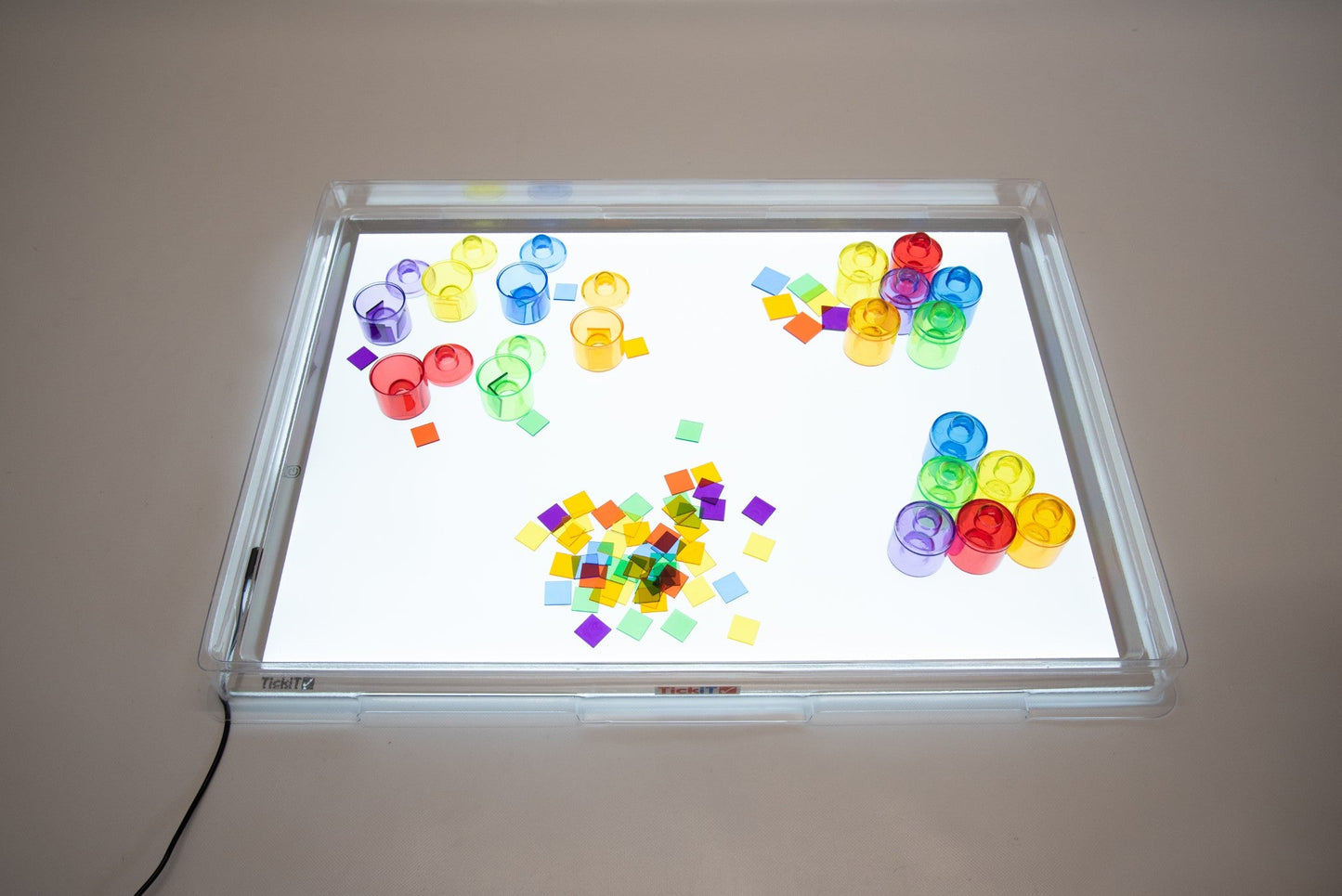 Tickit - A2 Speelbak Transparent - Cover voor Lichtpaneel - 49 x 67cm - Playlaan