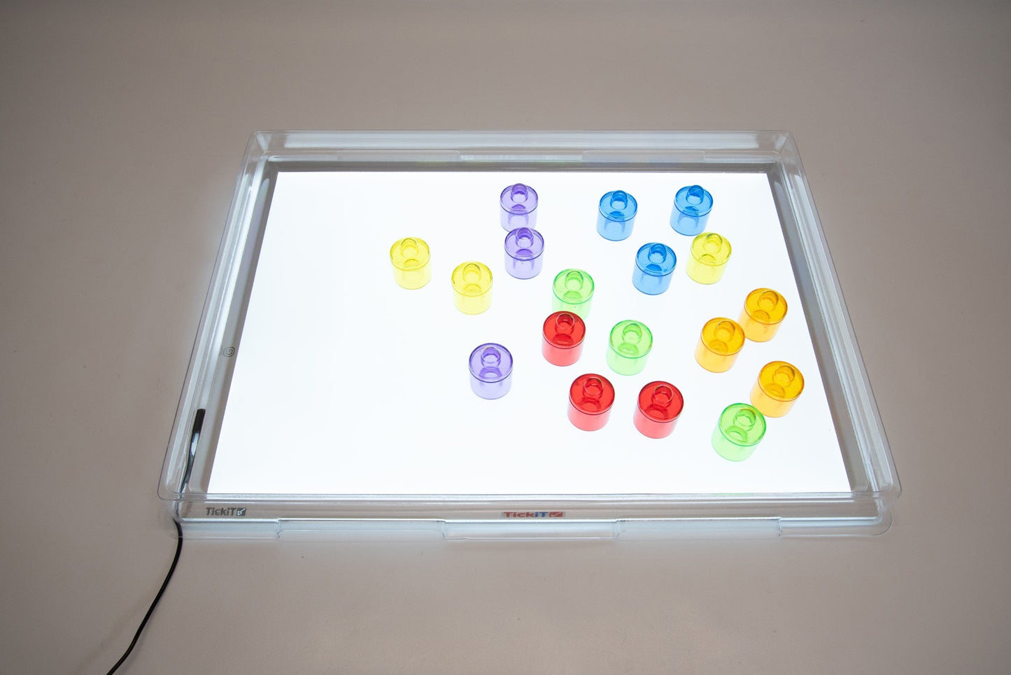 Tickit - A2 Speelbak Transparent - Cover voor Lichtpaneel - 49 x 67cm - Playlaan