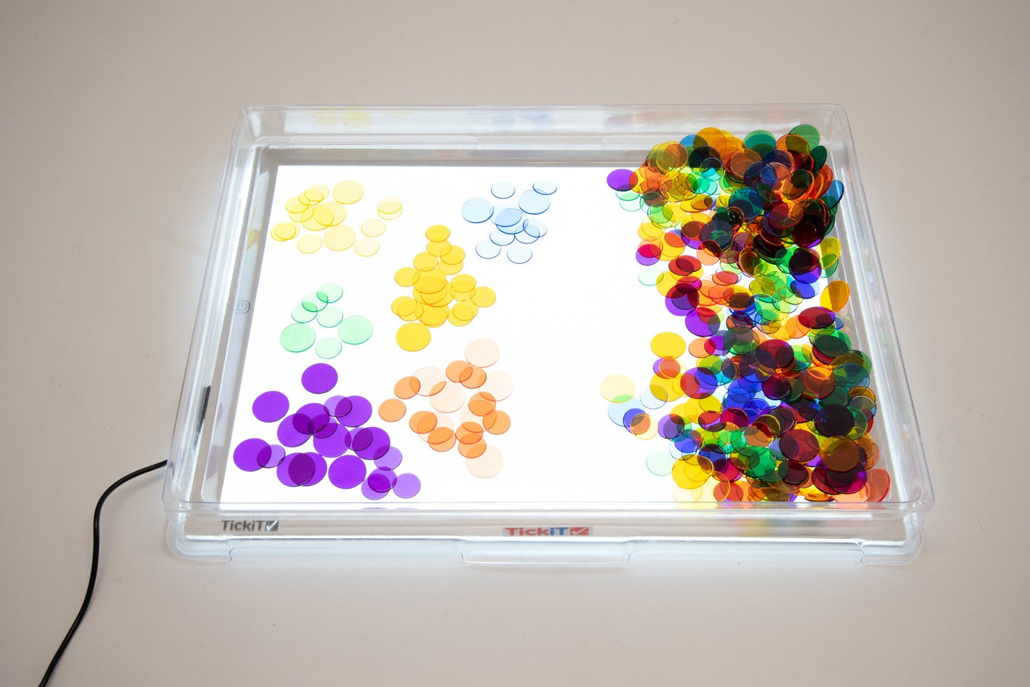 Tickit - A3 Speelbak Transparant - Cover voor Lichtpaneel - 37 x 49 cm - Playlaan