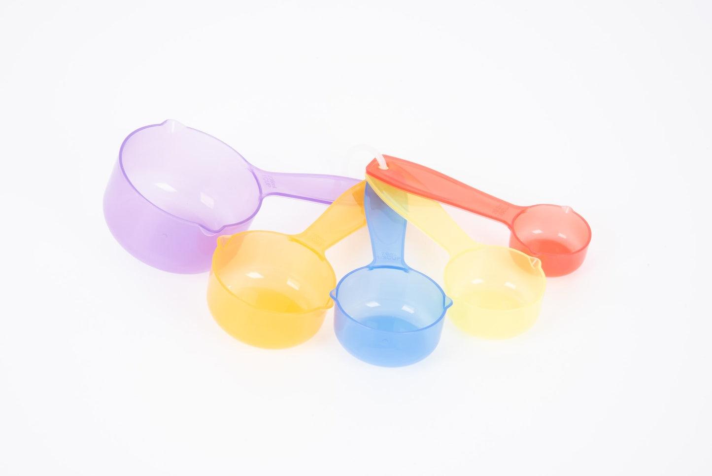 Tickit - Doorschijnende Maatbekers set van 5 - Playlaan