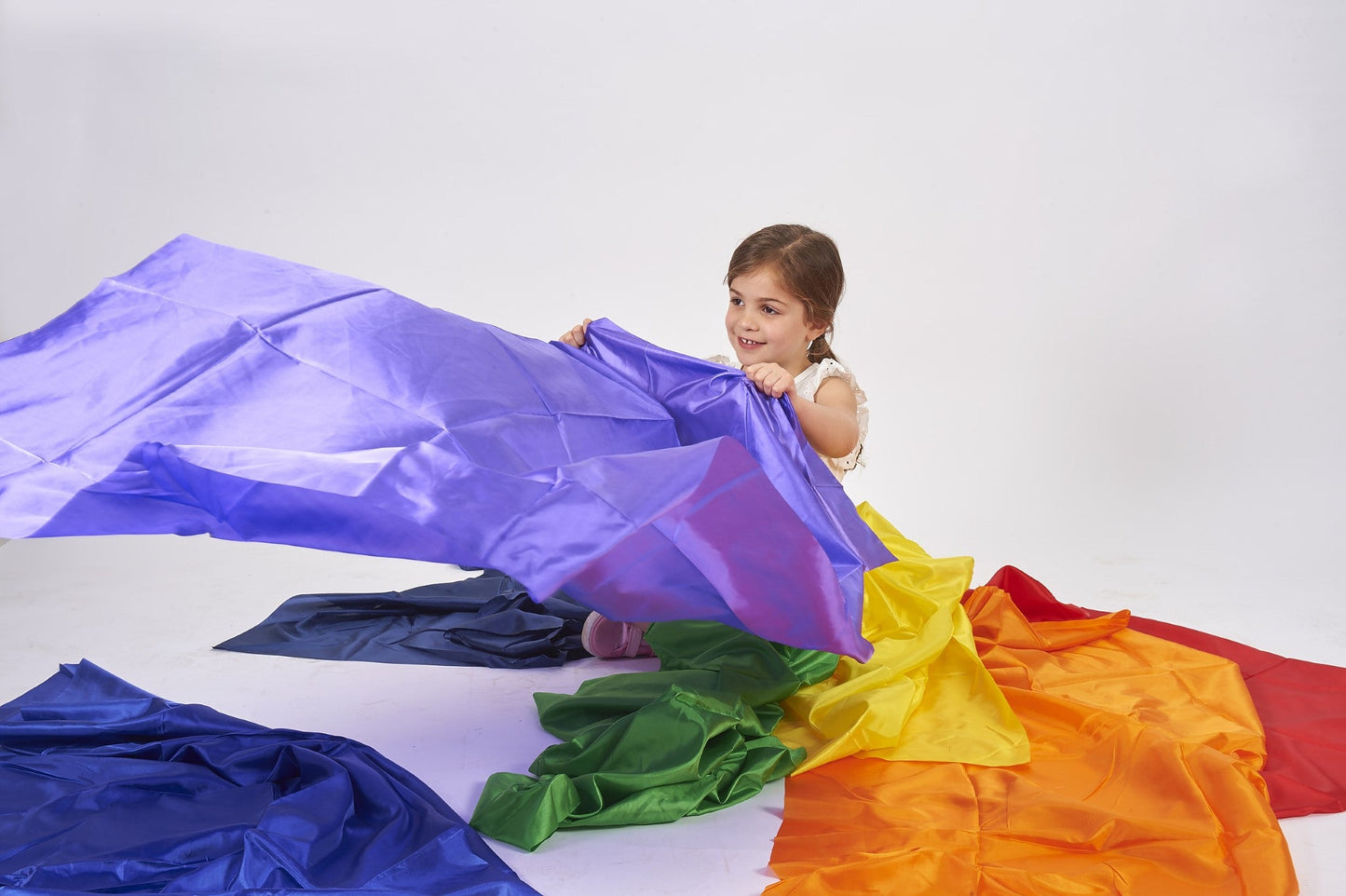 Tickit - Habutae Fabric Set van 7st -Elk stuk 1m x 1,45m - Playlaan