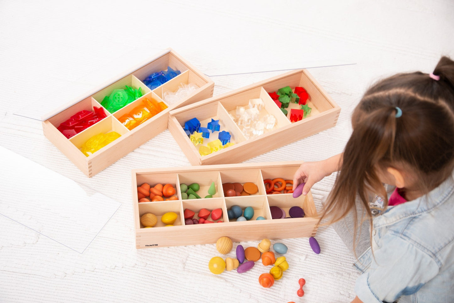 Tickit - Houten Discovery Speelbakken Set 3 - Playlaan