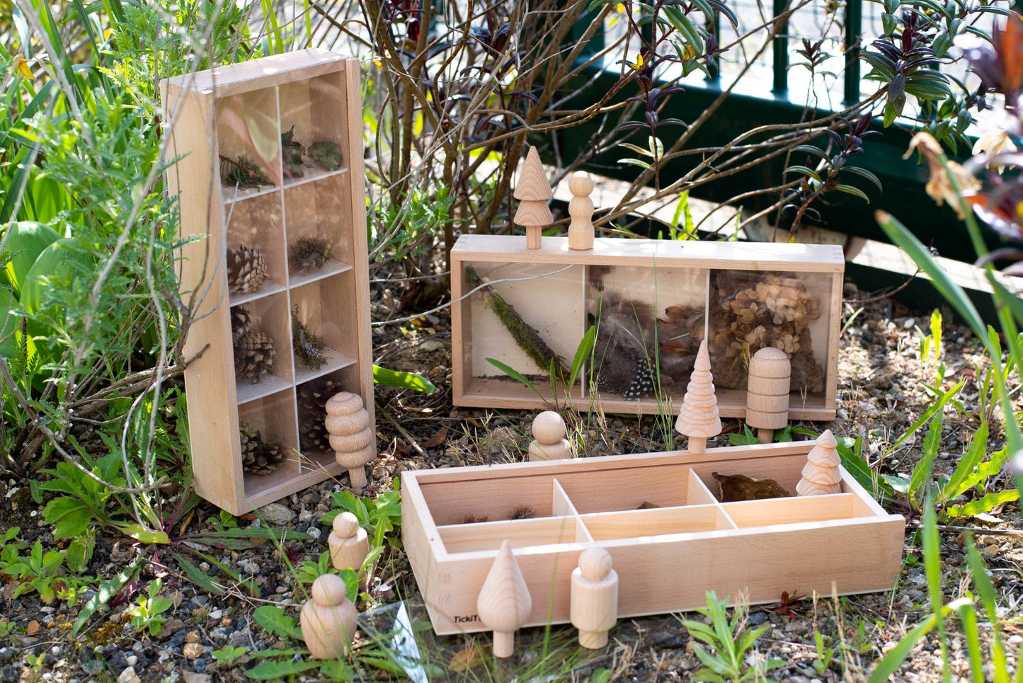 Tickit - Houten Discovery Speelbakken Set 3 - Playlaan