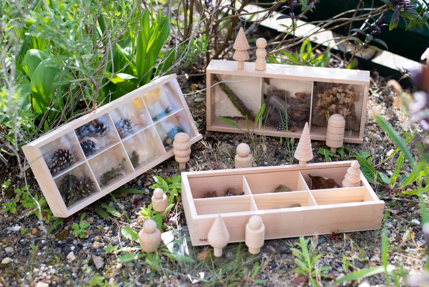 Tickit - Houten Discovery Speelbakken Set 3 - Playlaan
