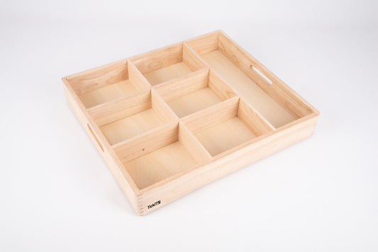 Tickit - Houten Sorteerbak 7 Way 43 x 50cm Beukenhout - Playlaan