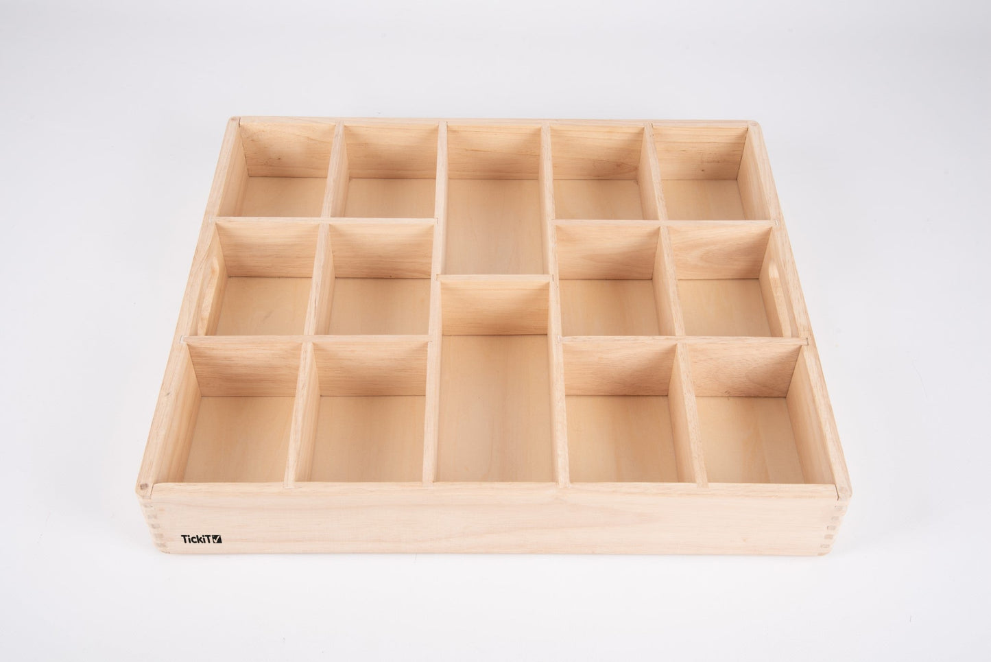 Tickit - Houten Speelbak voor Loose Parts - Beukenhout - 43x 50cm - Playlaan