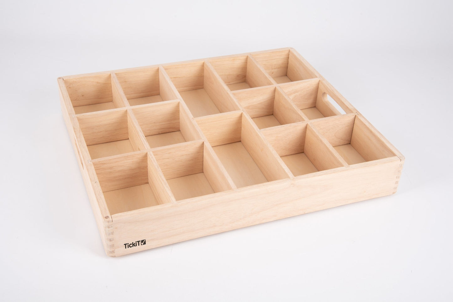 Tickit - Houten Speelbak voor Loose Parts - Beukenhout - 43x 50cm - Playlaan