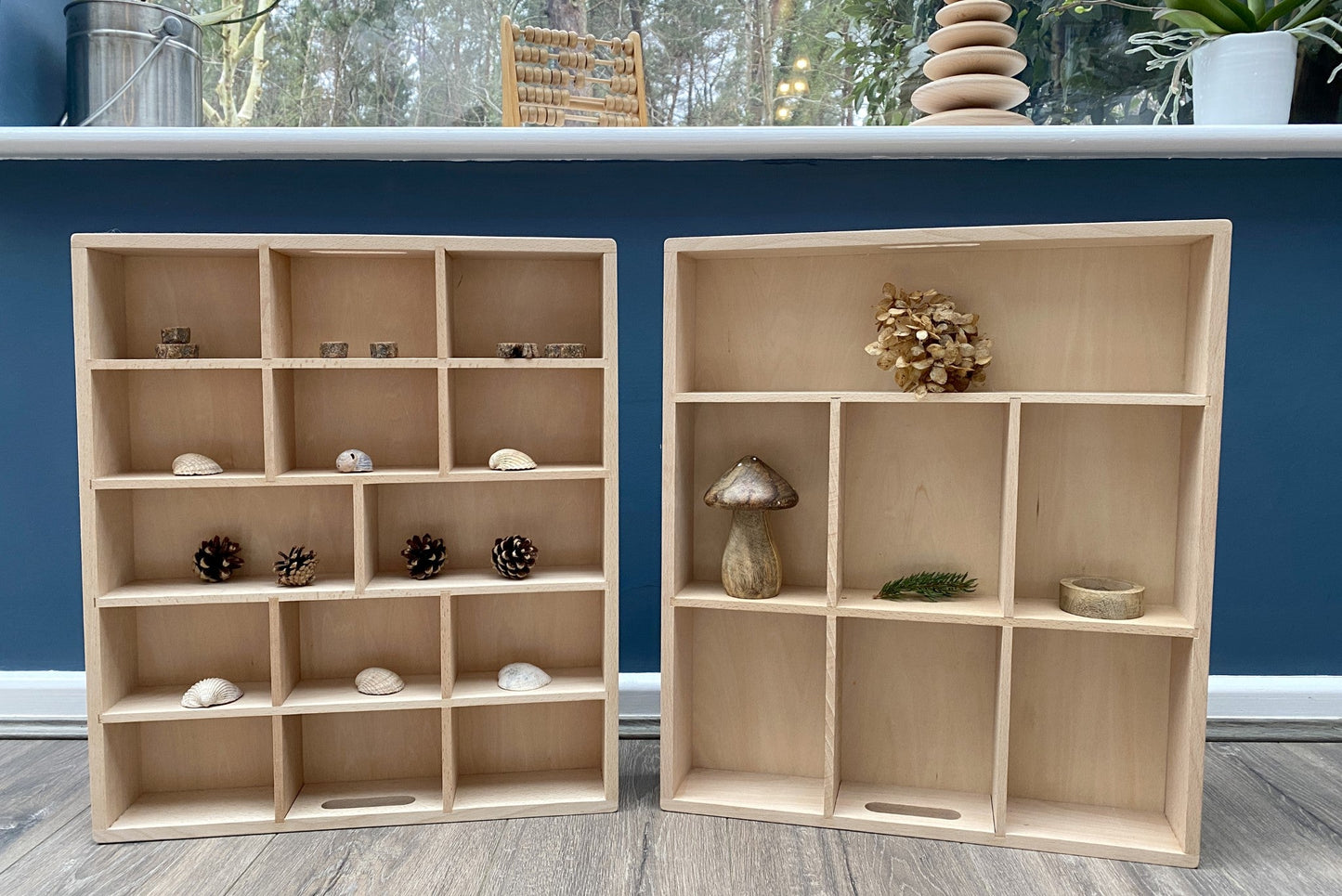 Tickit - Houten Speelbak voor Loose Parts - Beukenhout - 43x 50cm - Playlaan