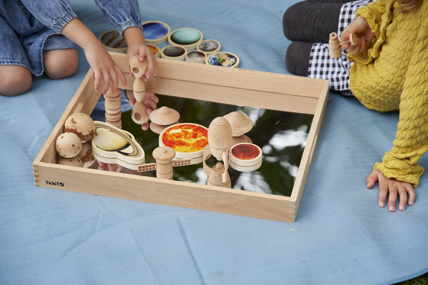 Tickit - Houten Spiegelbak Groot 50 x 43,5 cm - Playlaan
