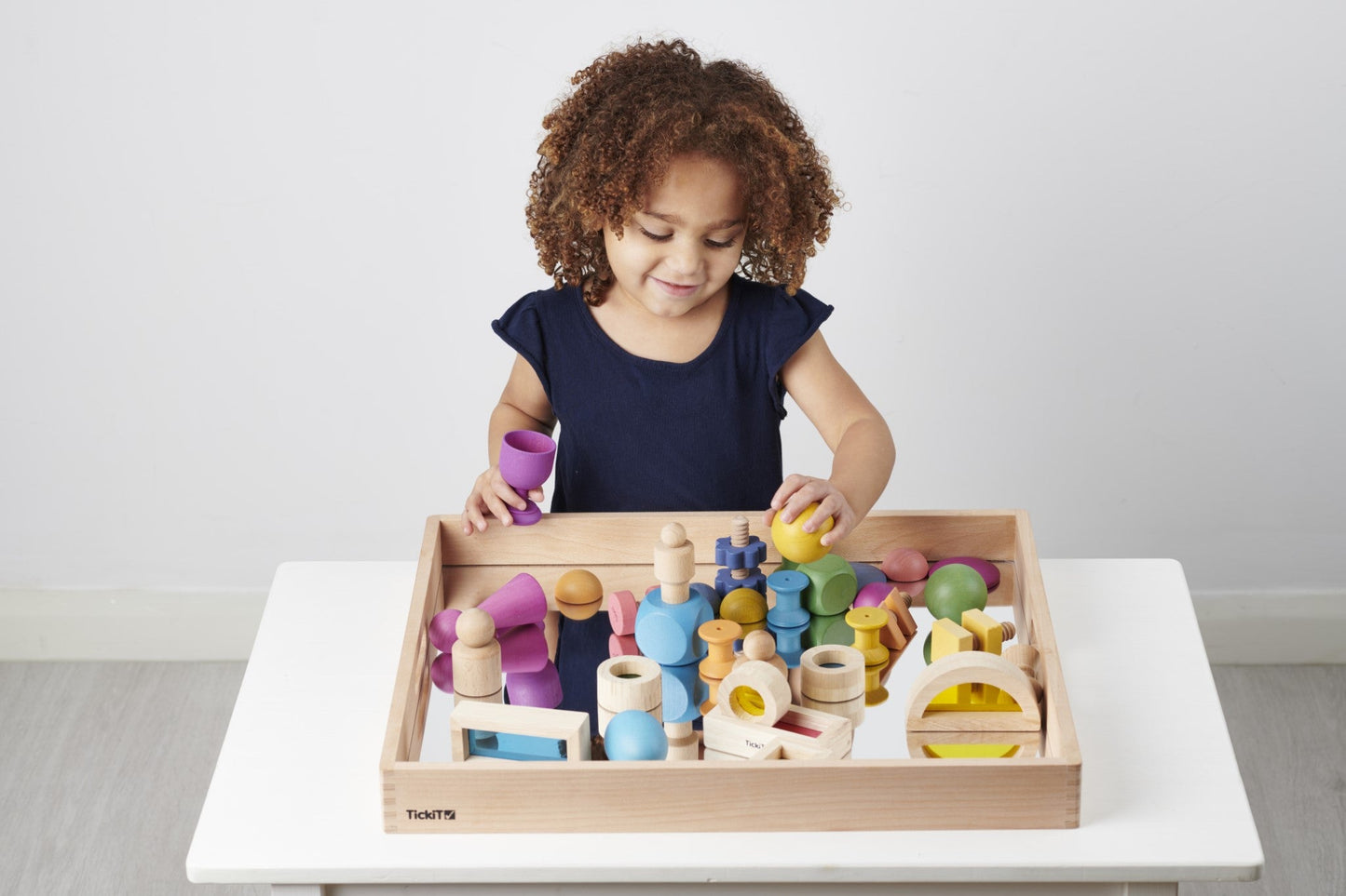 Tickit - Houten Spiegelbak Groot 50 x 43,5 cm - Playlaan