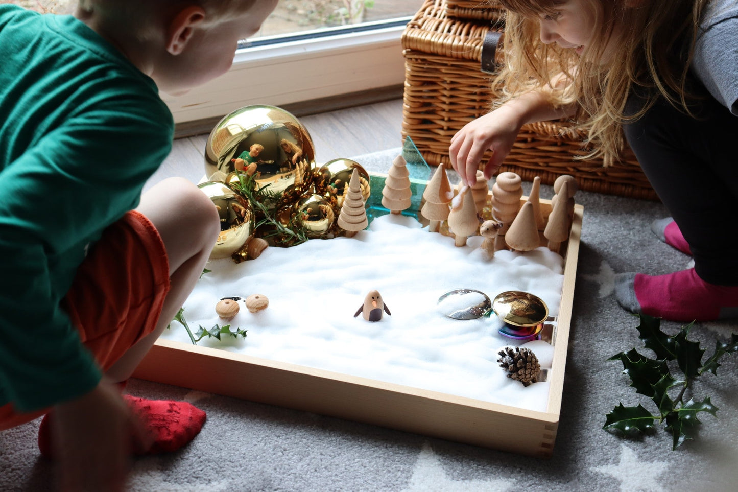 Tickit - Houten Spiegelbak Groot 50 x 43,5 cm - Playlaan
