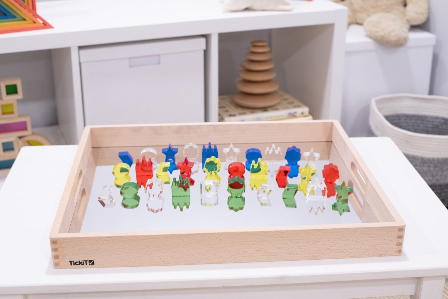Tickit - Houten Spiegelbak Groot 50 x 43,5 cm - Playlaan