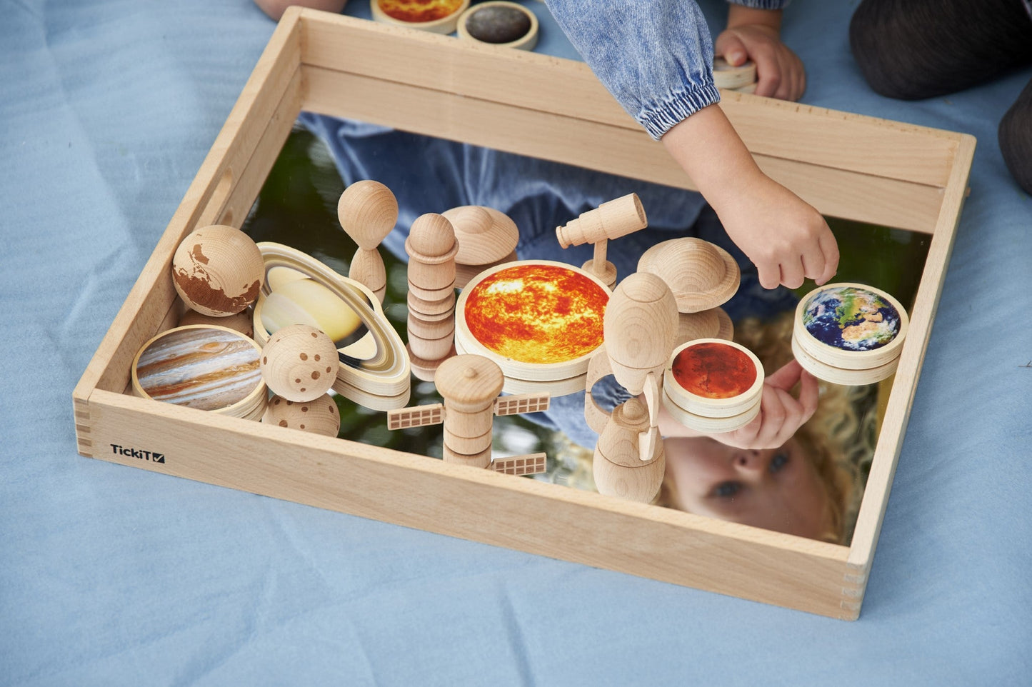 Tickit - Houten Spiegelbak Groot 50 x 43,5 cm - Playlaan