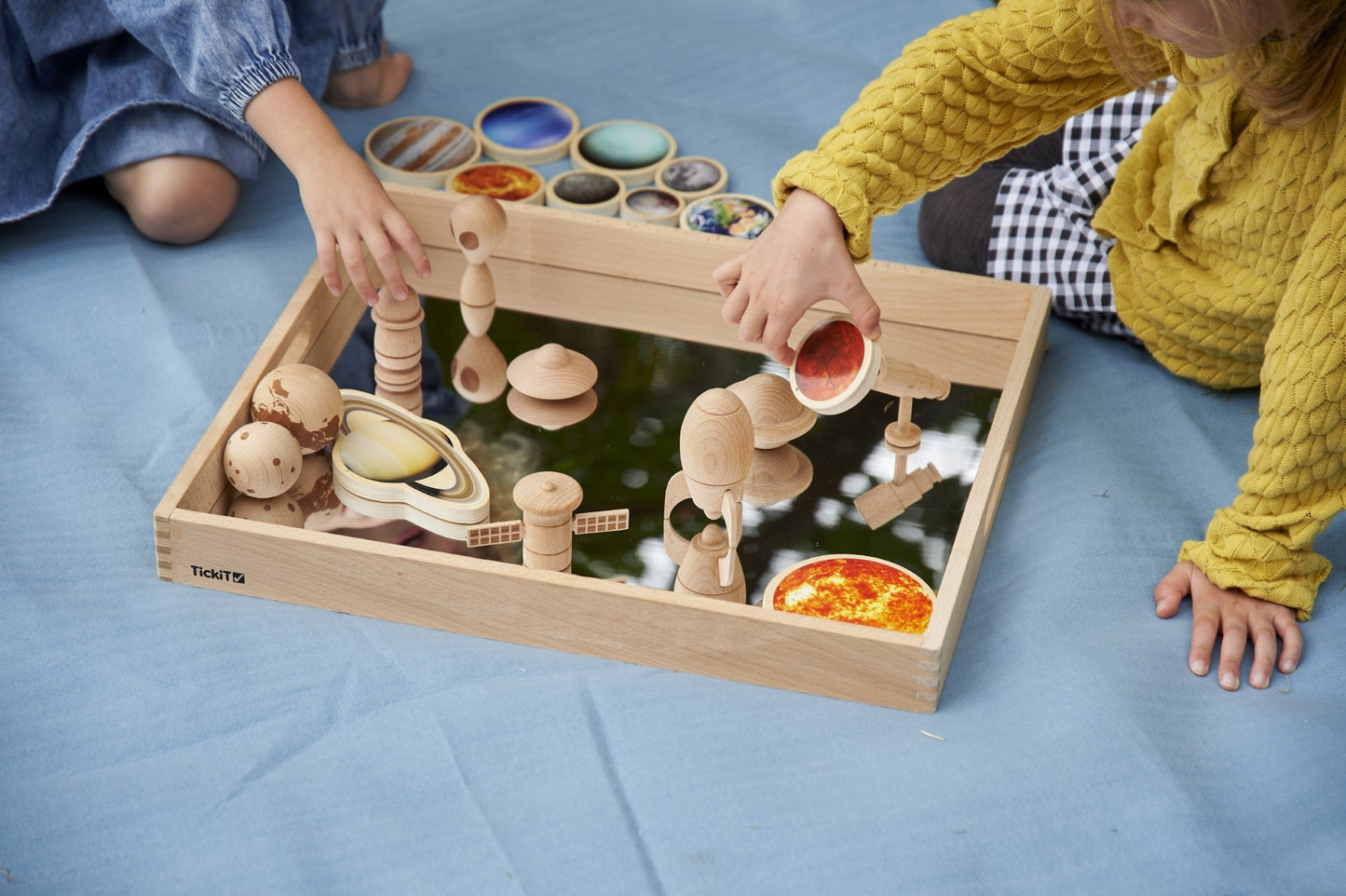 Tickit - Houten Spiegelbak Groot 50 x 43,5 cm - Playlaan