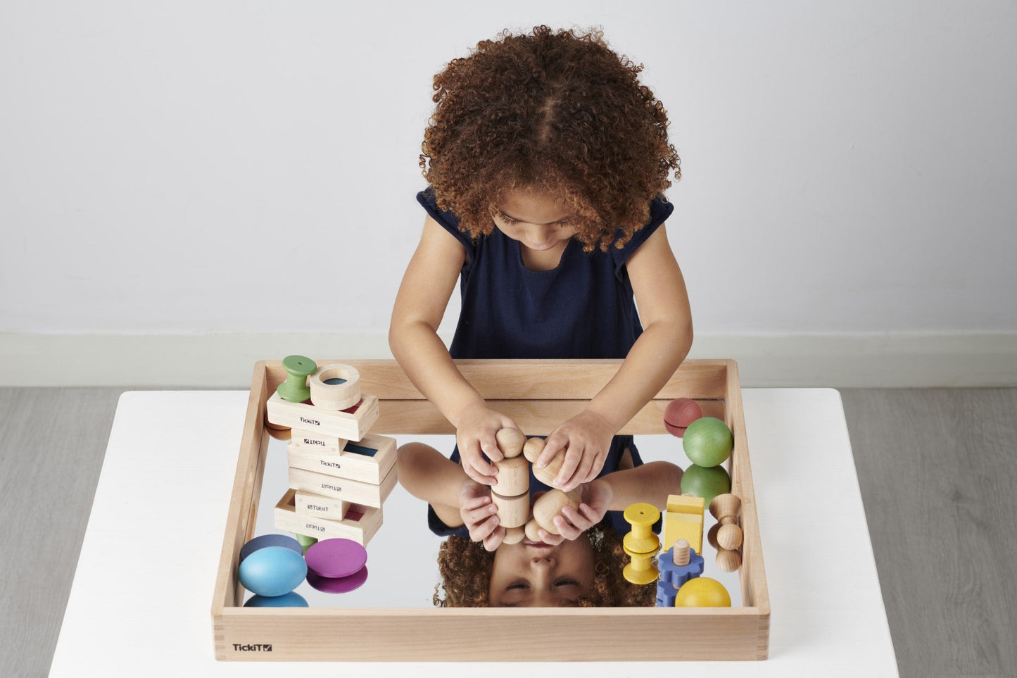 Tickit - Houten Spiegelbak Groot 50 x 43,5 cm - Playlaan
