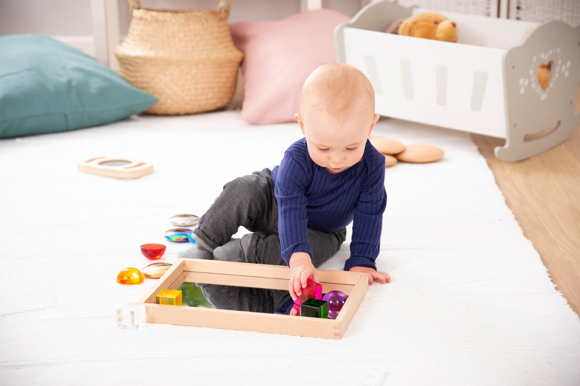 Tickit - Houten Spiegelbak Klein 36 x 24 cm - Playlaan