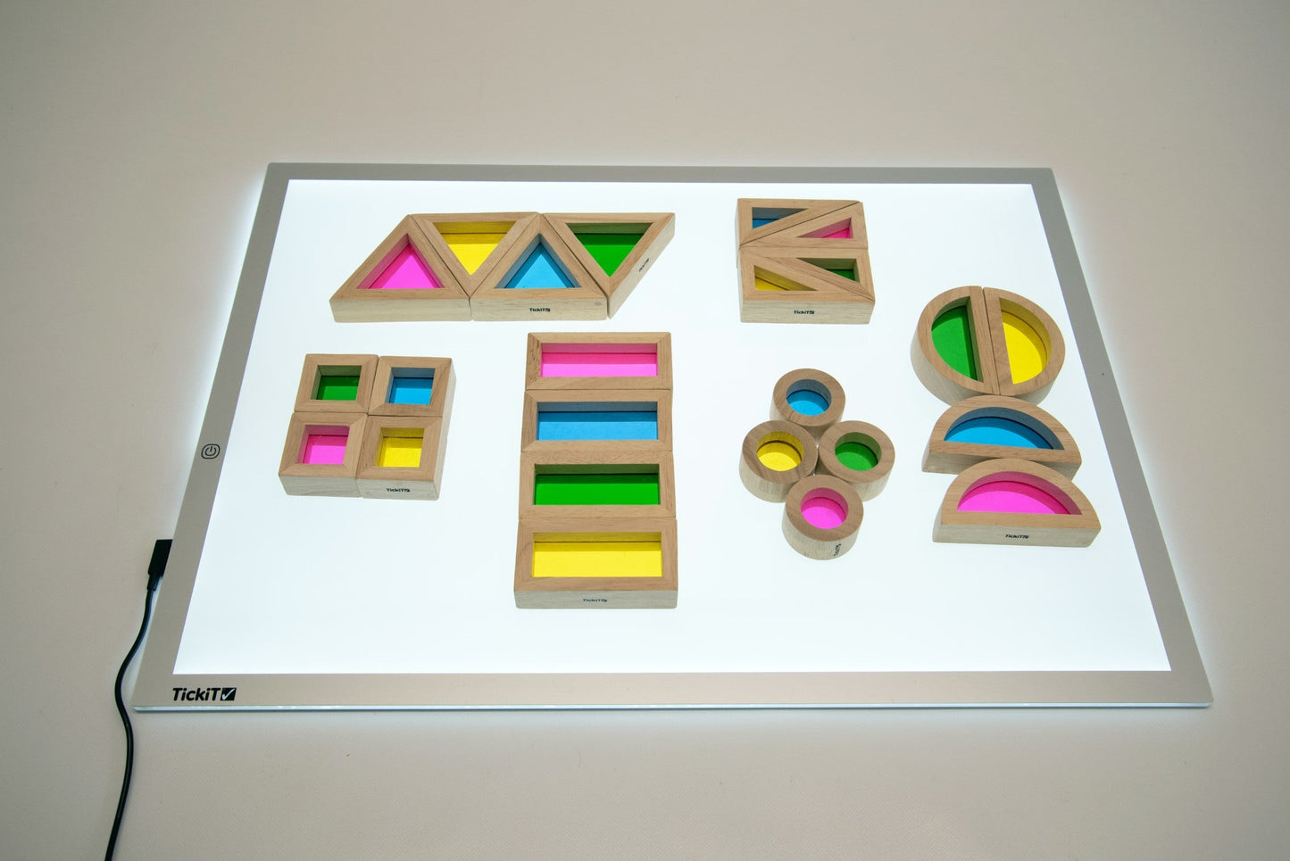 Tickit - Rainbow Block Set - Sensorische Blokken 24st - Playlaan