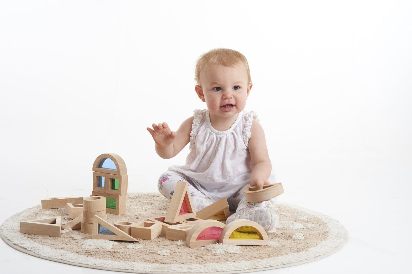 Tickit - Rainbow Block Set - Sensorische Blokken 24st - Playlaan