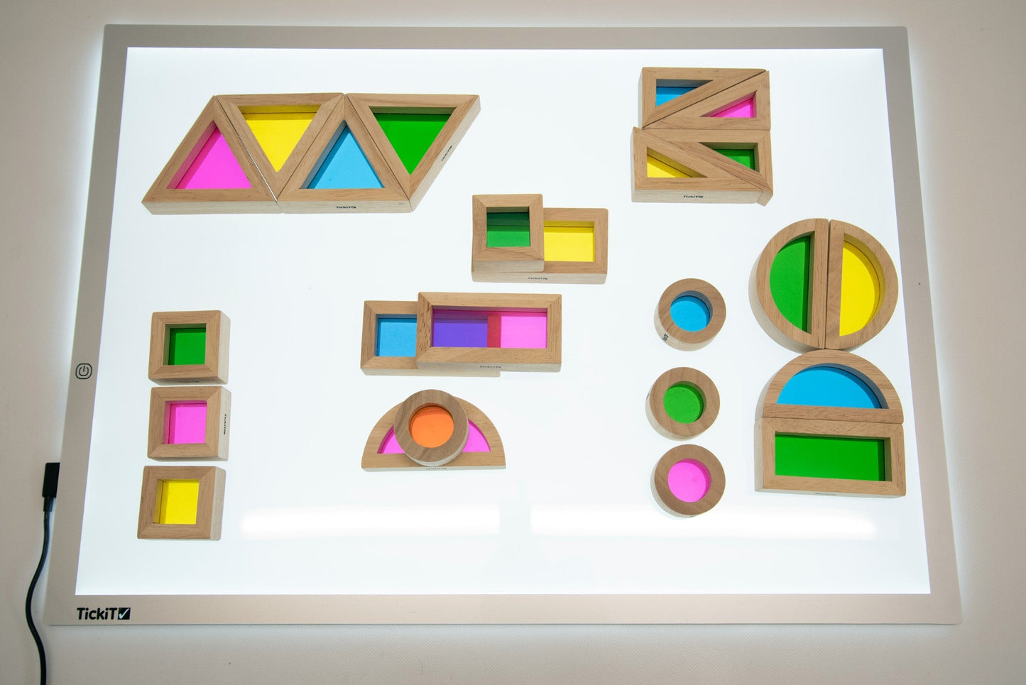 Tickit - Rainbow Block Set - Sensorische Blokken 24st - Playlaan