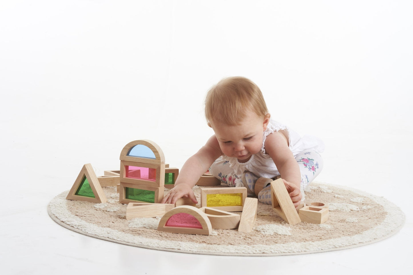 Tickit - Rainbow Block Set - Sensorische Blokken 24st - Playlaan