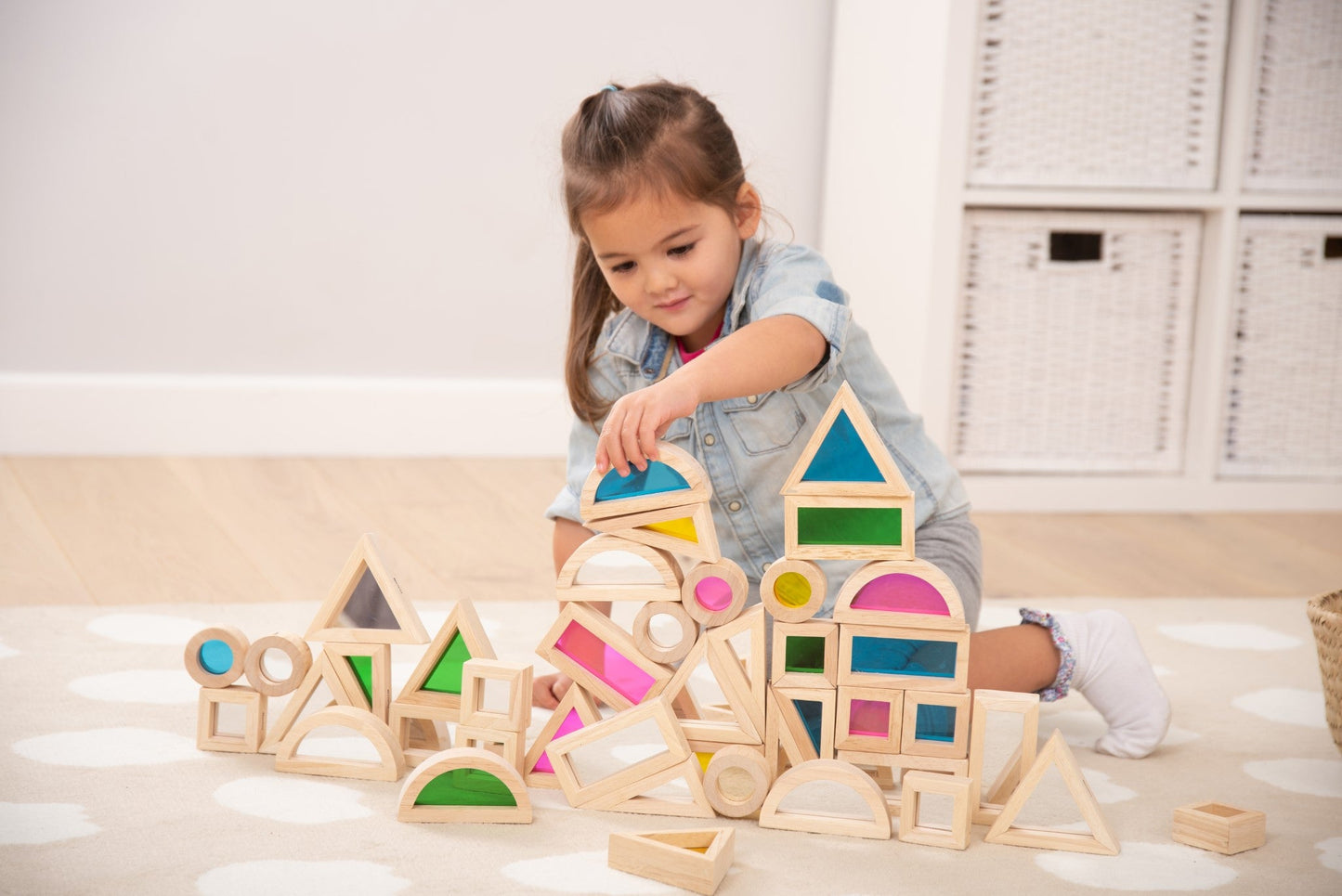 Tickit - Rainbow Block Set - Sensorische Blokken 24st - Playlaan