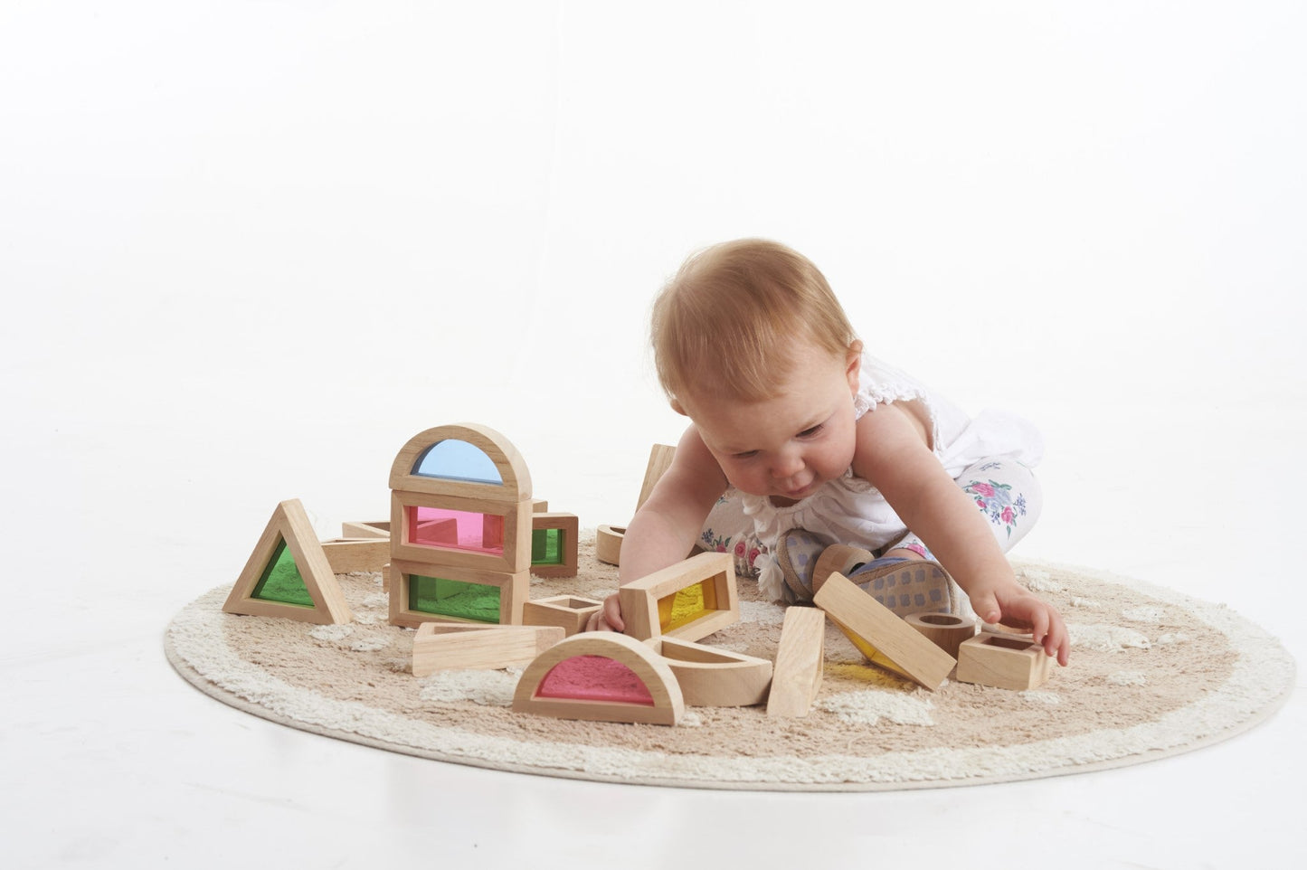 Tickit - Rainbow Block Set - Sensorische Blokken 24st - Playlaan