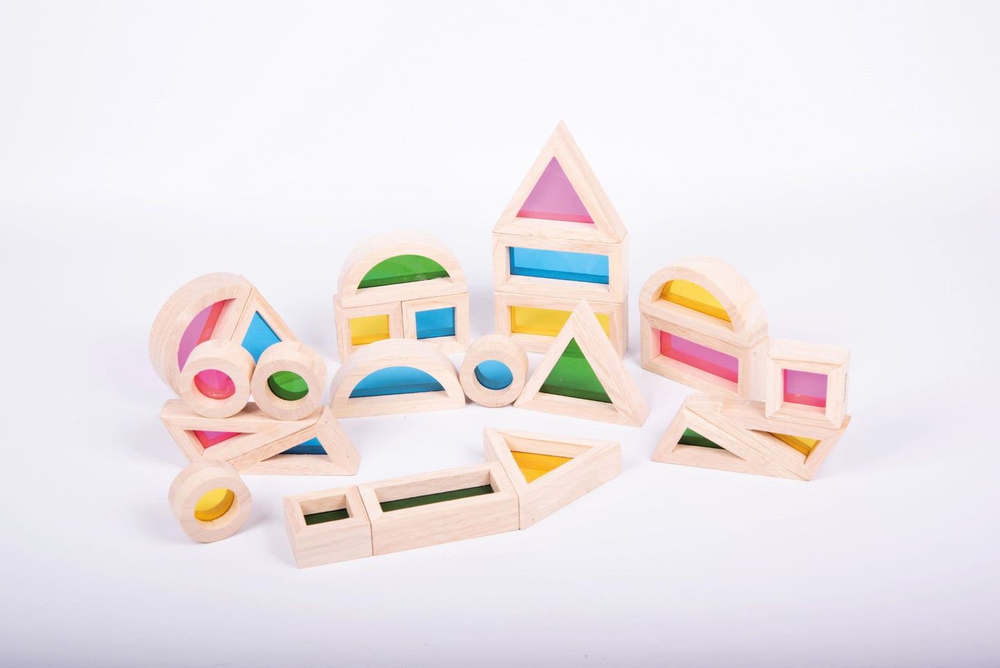 Tickit - Rainbow Block Set - Sensorische Blokken 24st - Playlaan