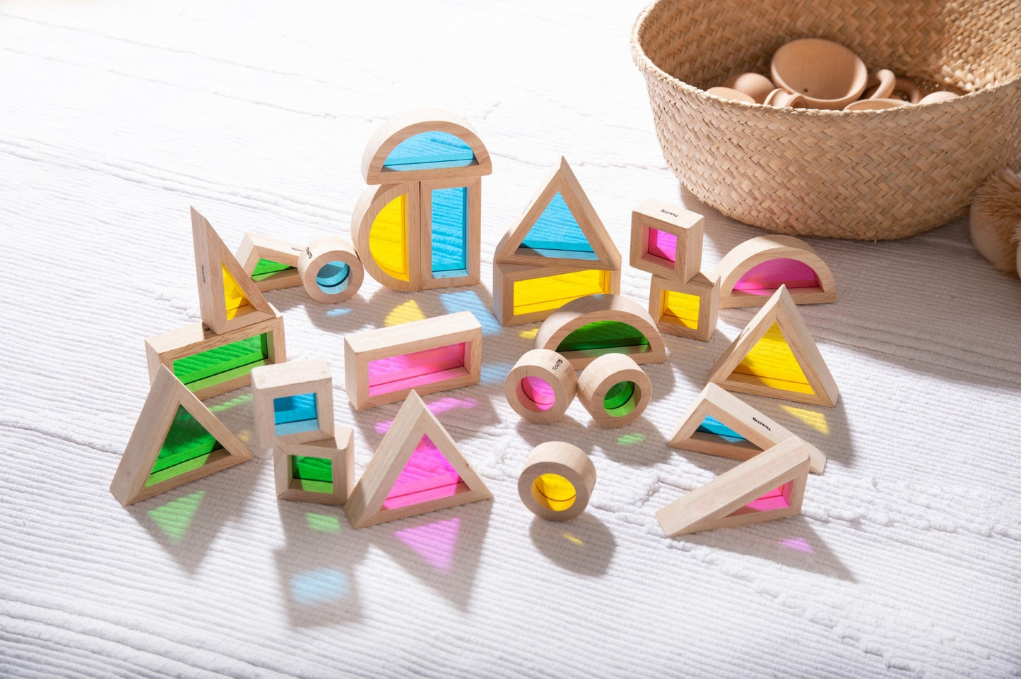 Tickit - Rainbow Block Set - Sensorische Blokken 24st - Playlaan