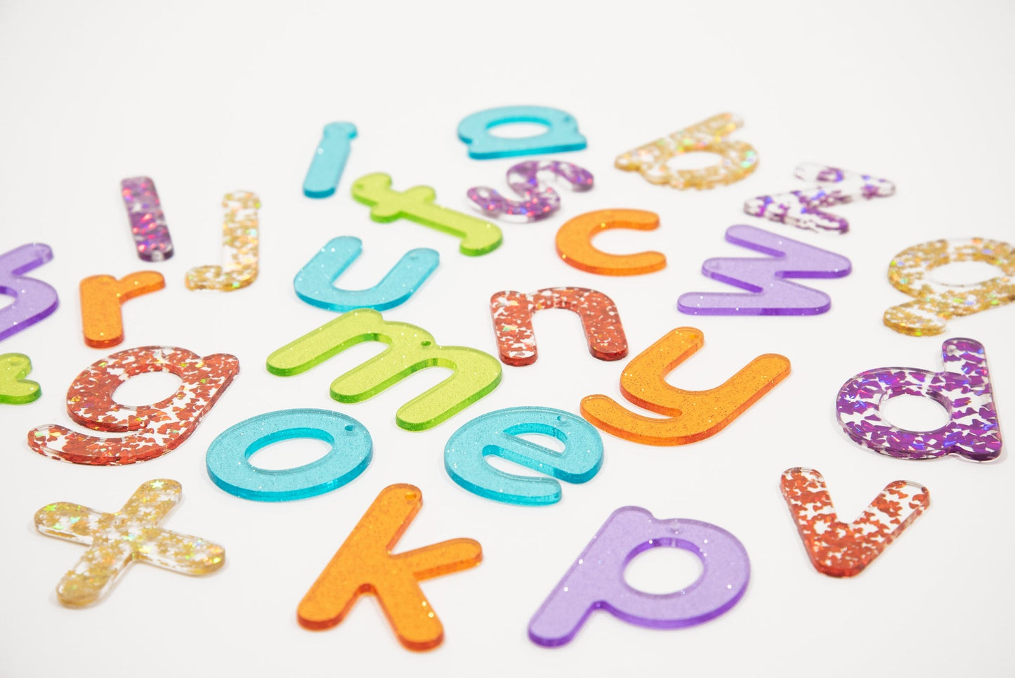 Tickit - Rainbow Glitter Letters 7Cm - Playlaan