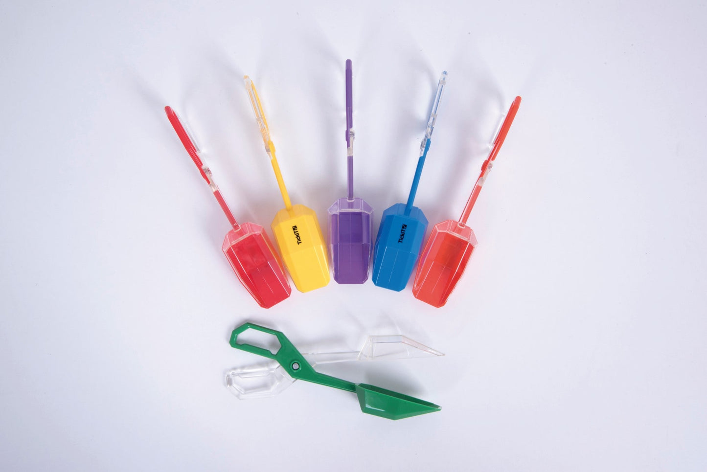Tickit - Regenboog Tong Set van 6 - Playlaan