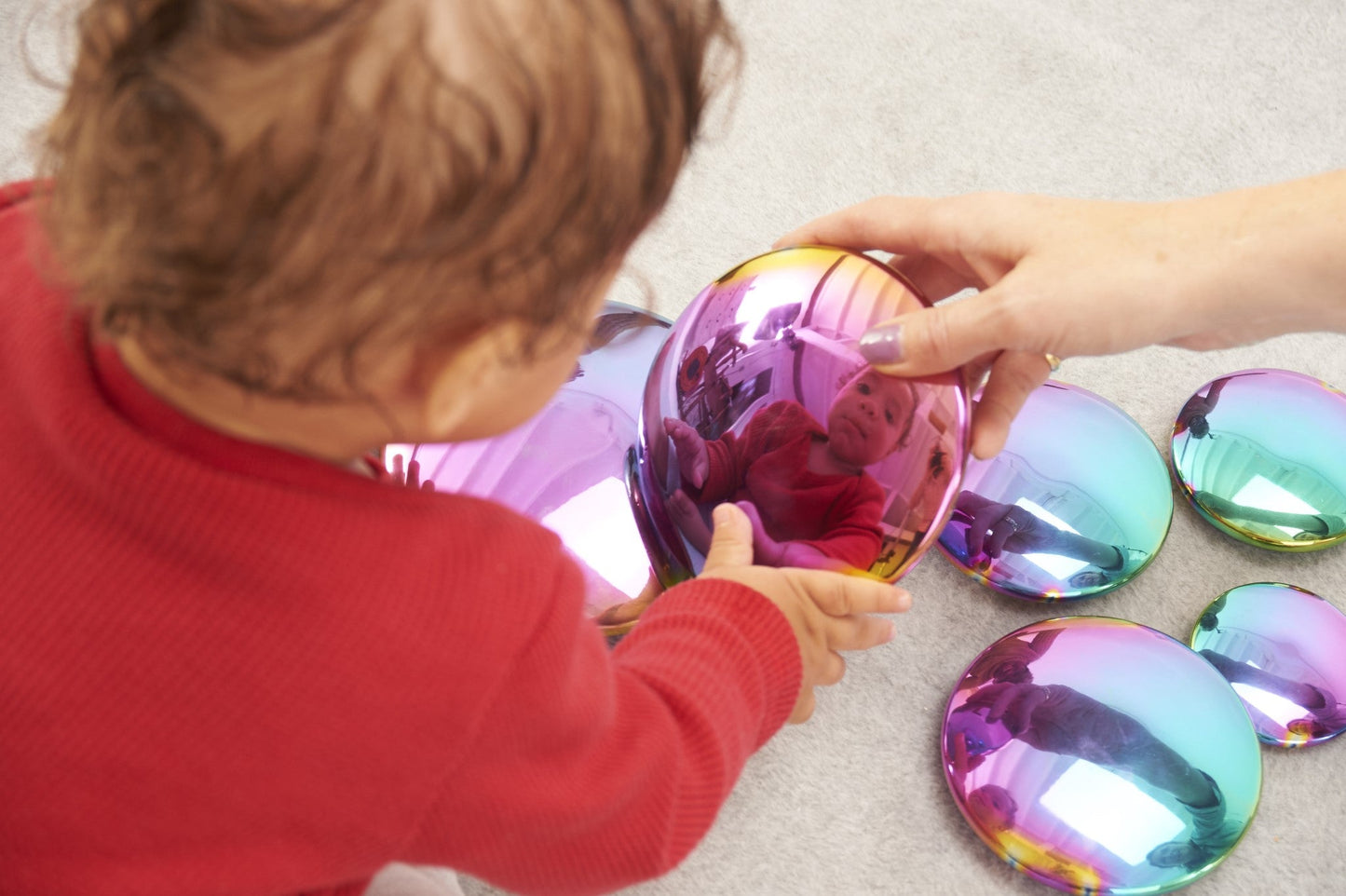 Tickit - Sensory Reflective Colour Burst Buttons - Playlaan