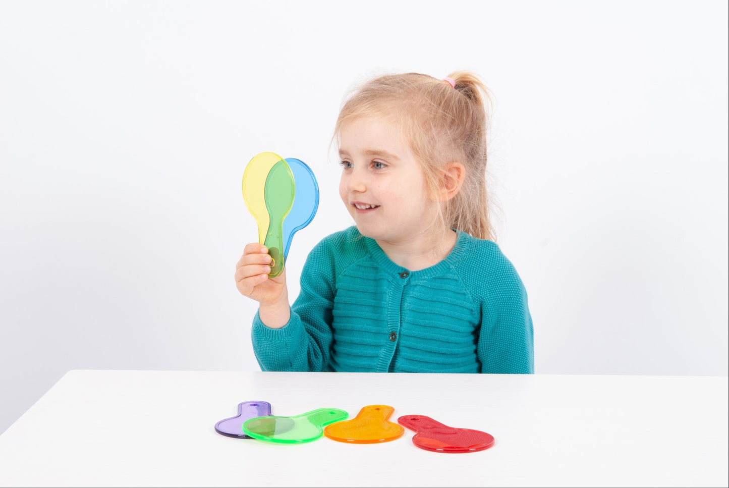 Tickit - Translucent Colour Paddle Set - Playlaan