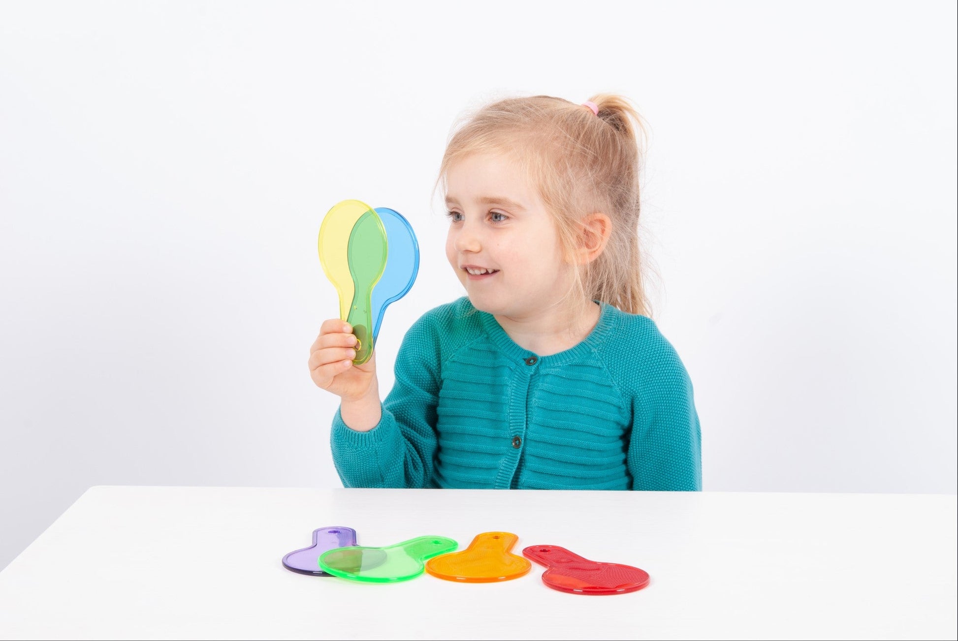 Tickit - Translucent Colour Paddle Set - Playlaan