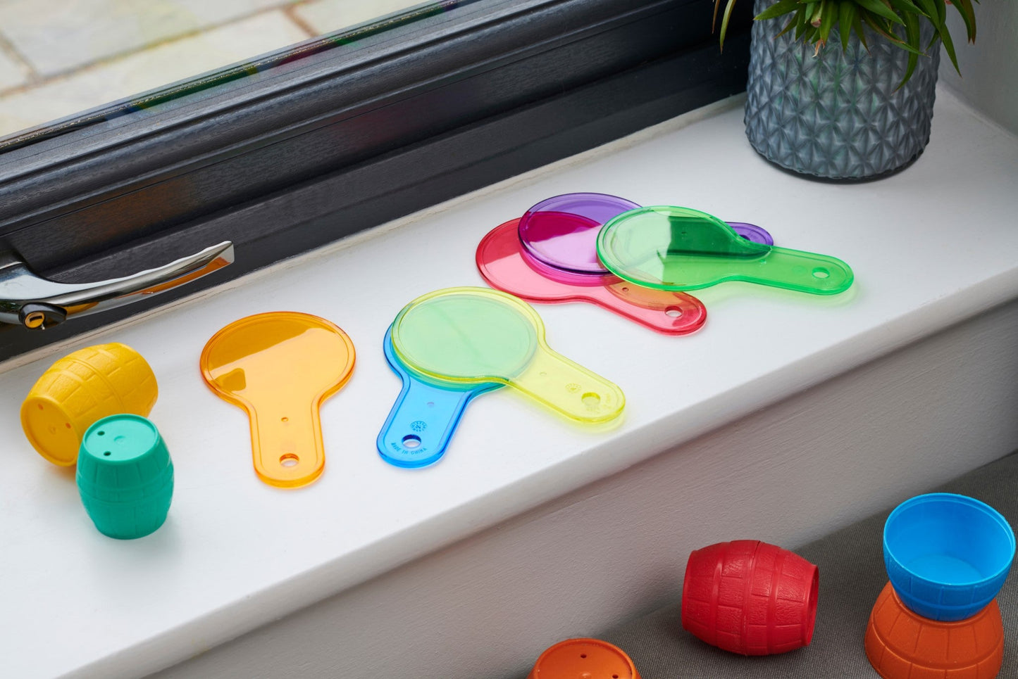 Tickit - Translucent Colour Paddle Set - Playlaan
