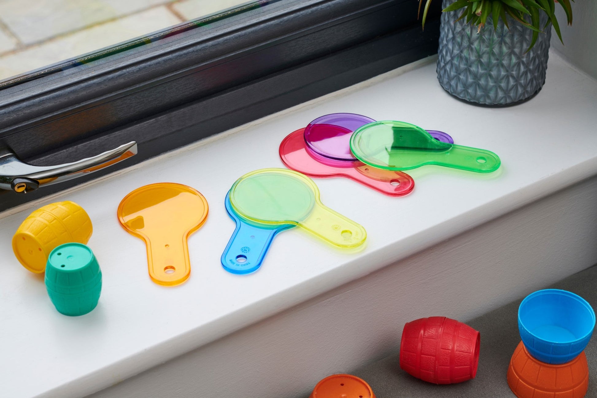 Tickit - Translucent Colour Paddle Set - Playlaan