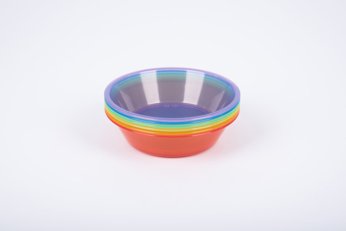 Tickit - Translucent Sorting Bowls set van 6 - Regenboog - Playlaan