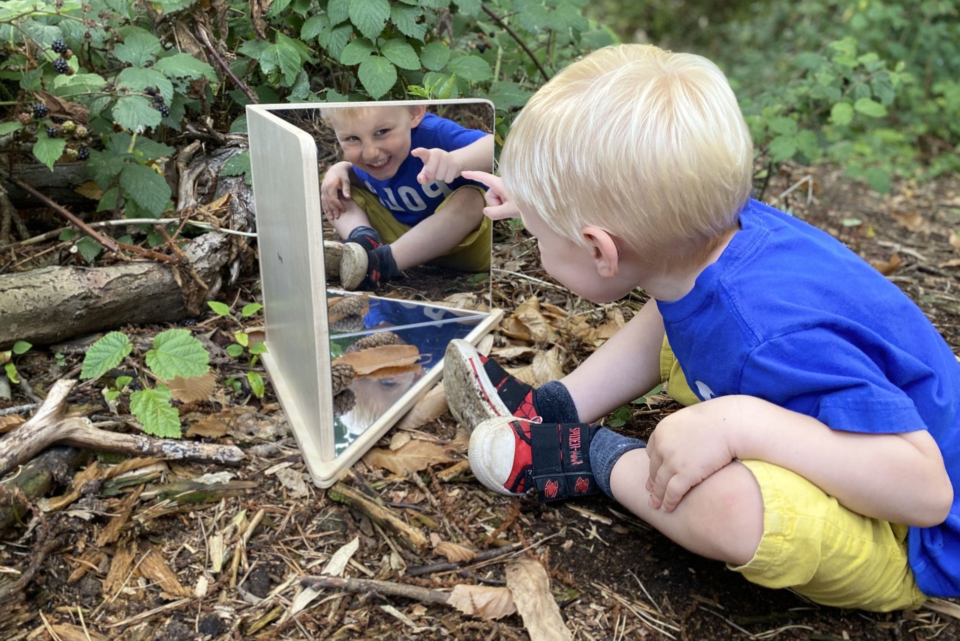 Tickit - Wooden 4 Way Mirror - Playlaan