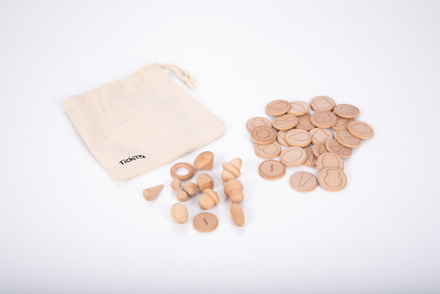 Tickit - Wooden Treasures Touch & Match - Playlaan