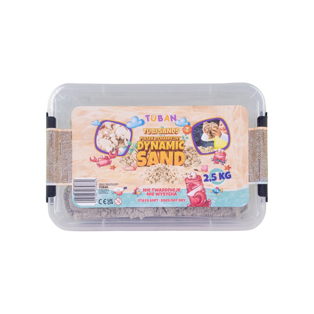 Tuban - Dynamic Zand - Naturel 2,5 kg in herbruikbare container - Playlaan