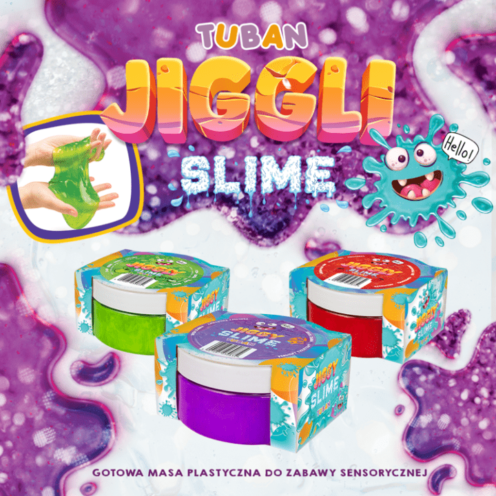 Tuban - Jiggly Slijm - Pearl Turquoise 200 g - Playlaan