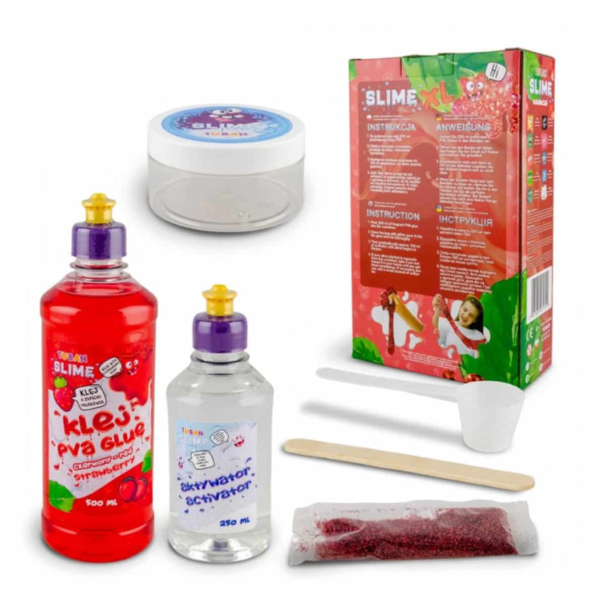 Tuban - Kit DIY Slijm - Strawberry XL - Playlaan