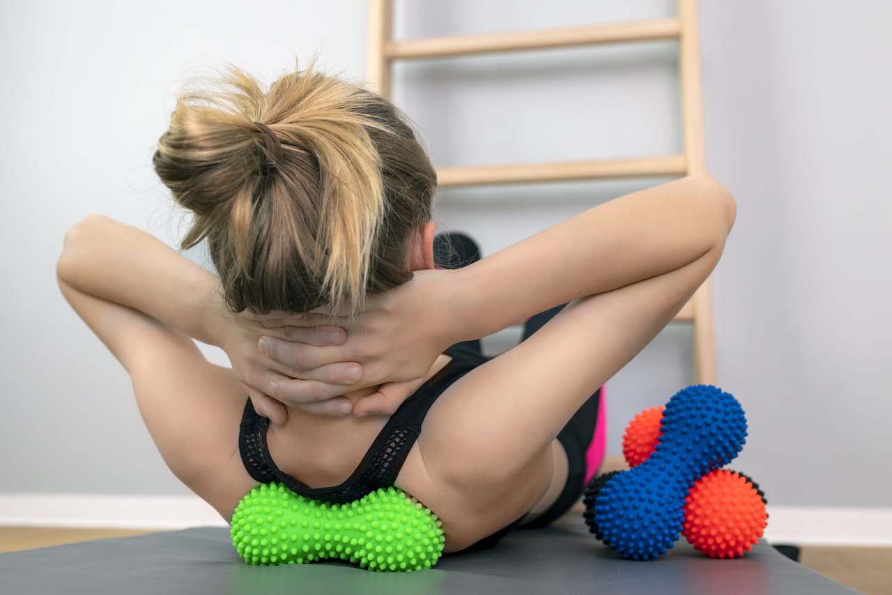 Tullo - Roller voor Massage en Revalidatie Duoball 15,5 cm - Playlaan