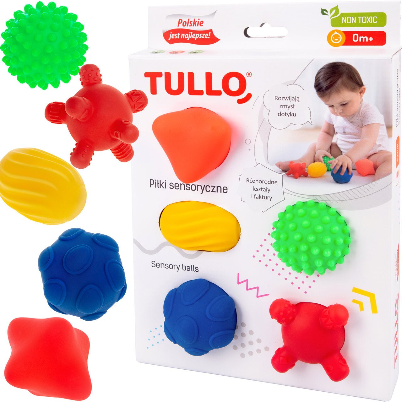 Tullo - Sensorische Ballen 5 stuks - Playlaan