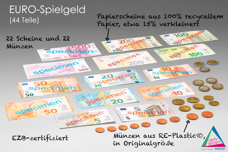 Wissner - Euro Speelgoed geld 44 st - Playlaan