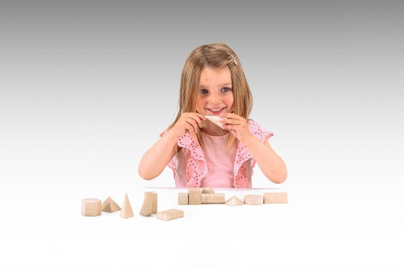 Wissner - Geometrische Vormen set van 14st RE-Wood® - Playlaan