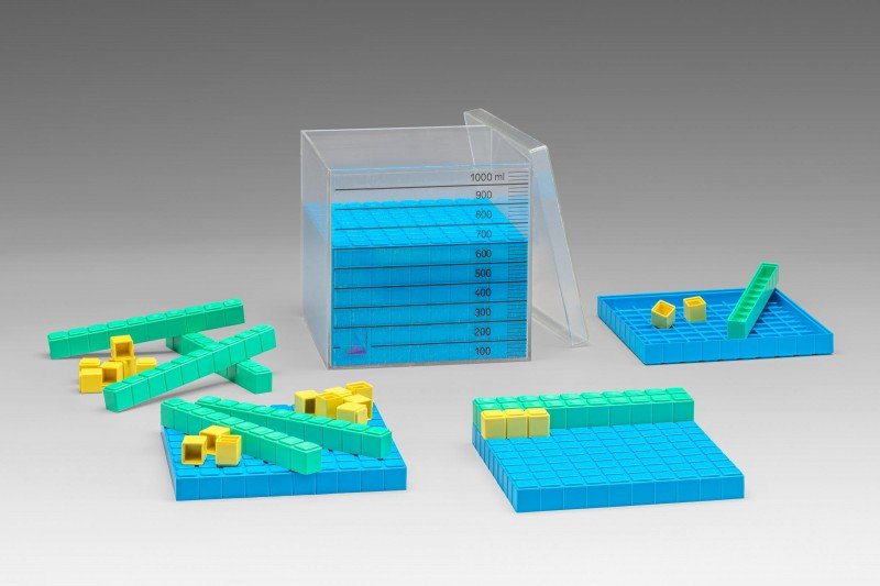 Wissner - Interlocking Basis Tien kubus, in kartonnen doos - Playlaan