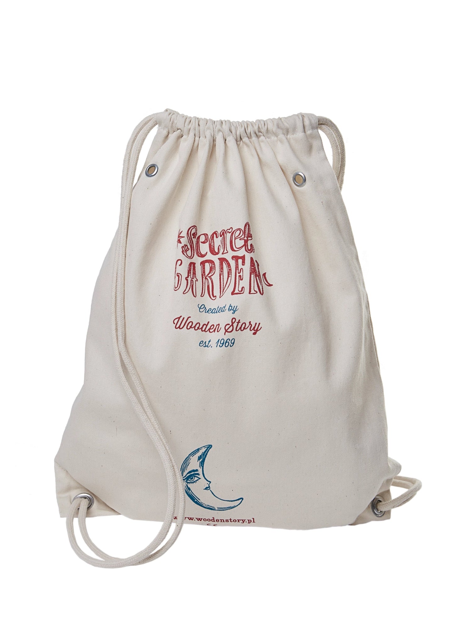 Wooden Story - Cotton Sack- Backpack Secret Garden Moon - Playlaan