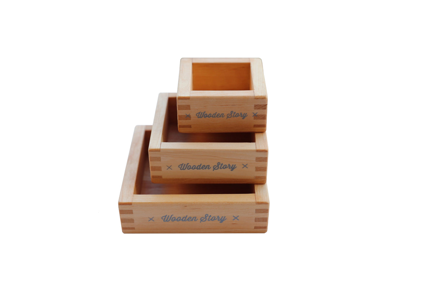 Wooden Story - Sorting Square Trays - Playlaan